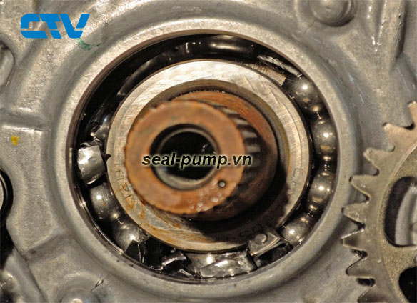 Hiện tượng bong tróc ở vòng bi, bạc đạn do quá tải nhiệt